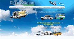 Desktop Screenshot of cleanandgreenvehicles.com
